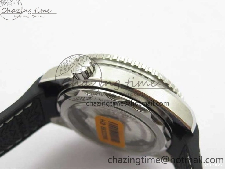 0129 Planet Ocean 39.5mm Black Ceramic Bezel SS VSF 1:1 Best Edition Black Dial on Black Gummy Strap A QuickDry 7889